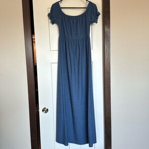 Maternity PinkBlush Dress, Like new, medium, blue